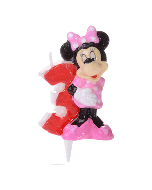 Bougie d’anniversaire Minnie – Chiffre 3