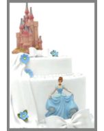 Decor figurine en sucre cendrillon