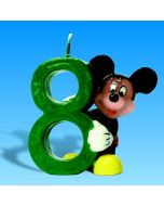 Bougie Mickey en forme de chiffre 8