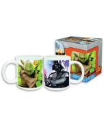 Mug en porcelaine Star Wars - Yoda et Dark VAdor