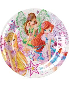 8 Assiettes Winx 23 cm