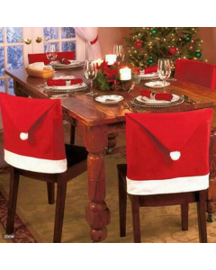 2 x Housse de Chaise Pere Noel