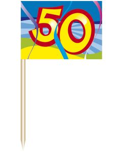 50 bâtonnets anniversaire 50 ans