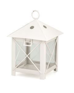 Photophore lanterne blanche - grand modèle