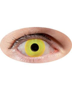 Lentilles de contact - Oeil jaune