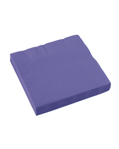 x20 Serviettes en papier Violet