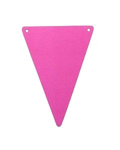 5 fanions 15 x 21 cm – fuchsia