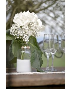 vase bicolore blanc