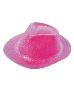 Borsalino rose à paillettes