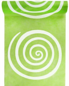 Chemin de table spirale - vert