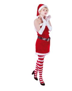 Costume adulte Mère Noël sexy en velours pas cher