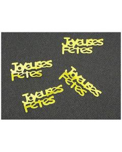 Confettis de table "Joyeuses fêtes"  pas chers