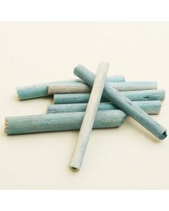 Batons en bois - turquoise