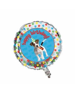 Ballon hélium chien happy birthday