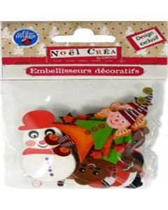 10 embellisseurs - figurine de Noël